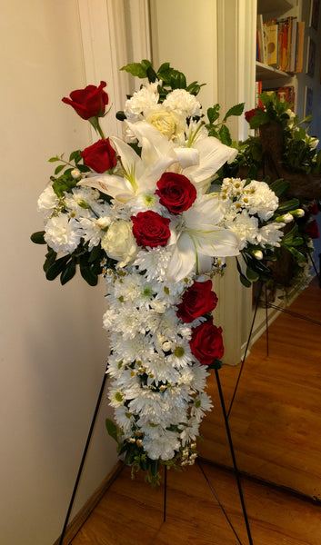 "Cross My Heart" Standing Spray