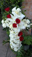 "Cross My Heart" Standing Spray