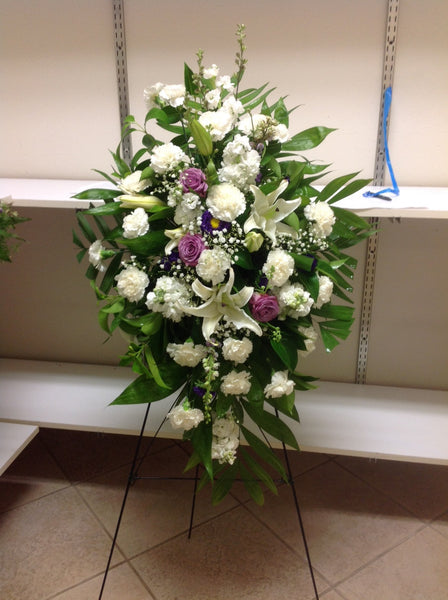 Standing Sprays (white and lavender)