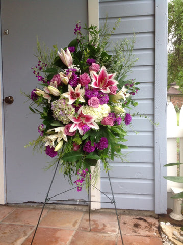 Standing Sprays deluxe (Purple White And Lavender ) )