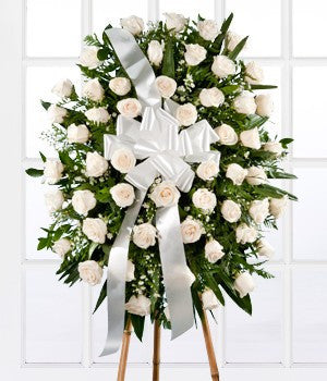 Standing Easel Premium ( light pink and white )