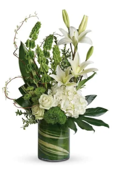 Elegant Green and White