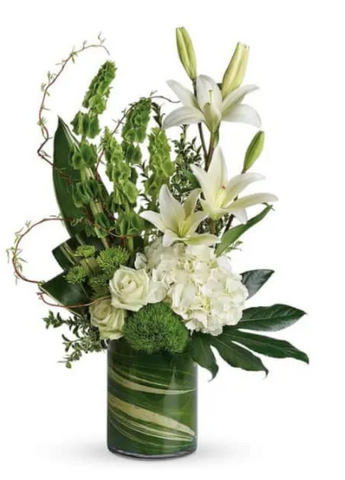 Elegant Green and White