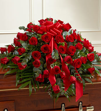 Red Casket (half casket cover)
