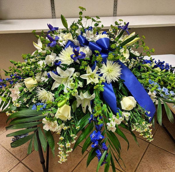Serene Remembrance Sympathy Casket Spray