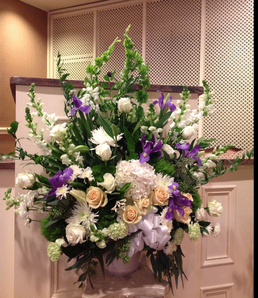 "Colorful Memories" Sympathy Flower Arrangement"
