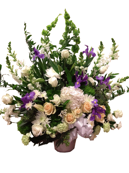 "Colorful Memories" Sympathy Flower Arrangement"