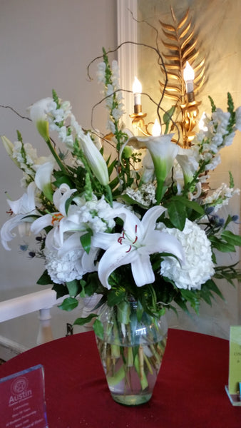 "Regal Spirit" Display (Lilies,Hydrangeas and Calla Lilies)